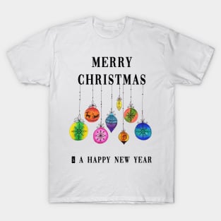 Christmas Bauble Card T-Shirt